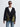 Asymmetrical Cargo Cardigan - Black