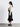 Grace With Spine Peplum Skirt - Black