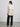 Cape Layer Flared Shirt - White